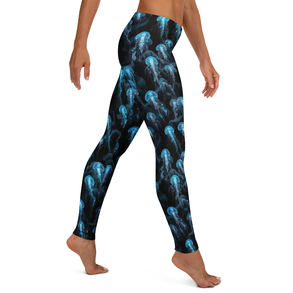 Azure Abyss on Leggings — Right