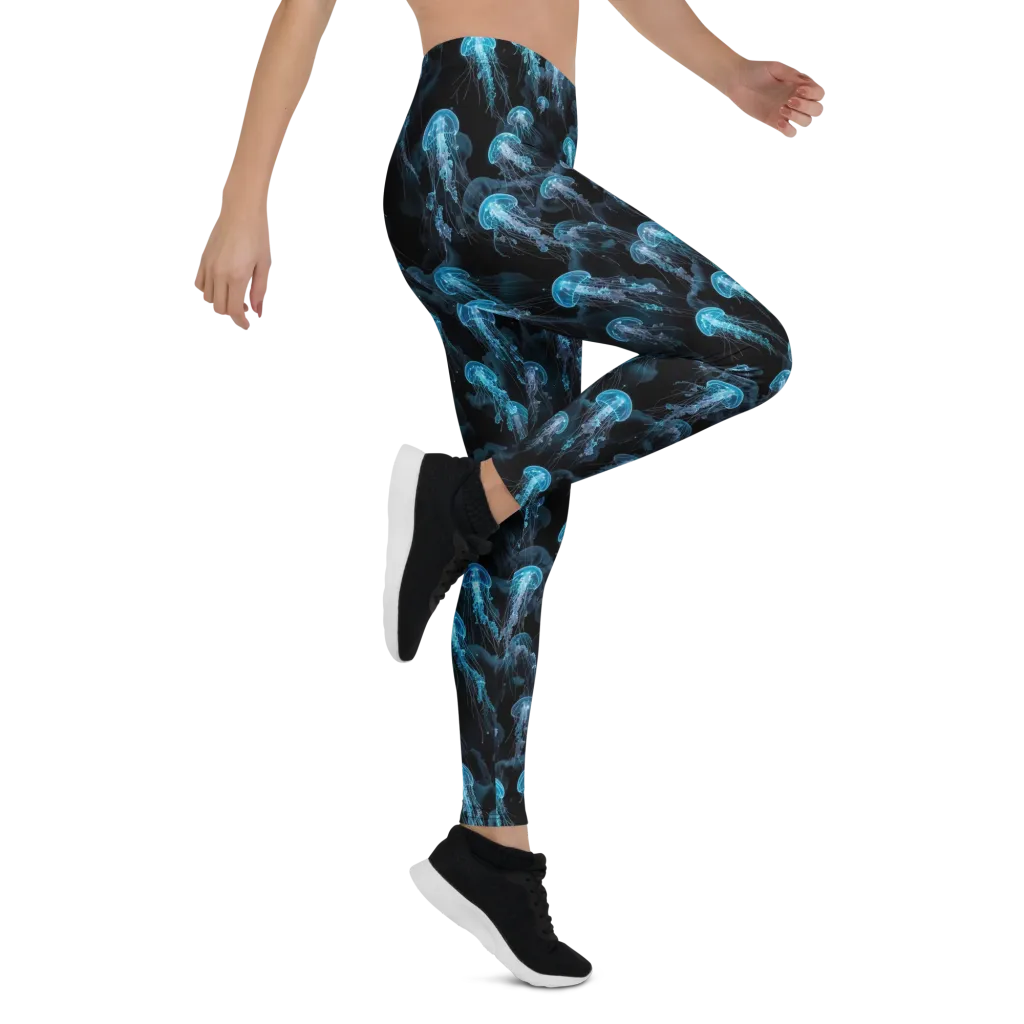 Azure Abyss on Leggings — Right