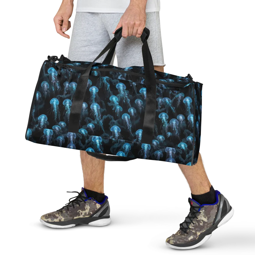 Azure Abyss on Duffle Bag — Front