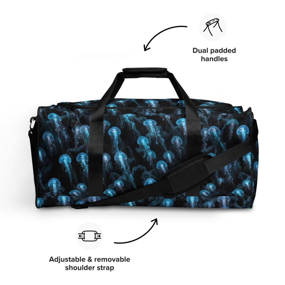Azure Abyss on Duffle Bag — Front