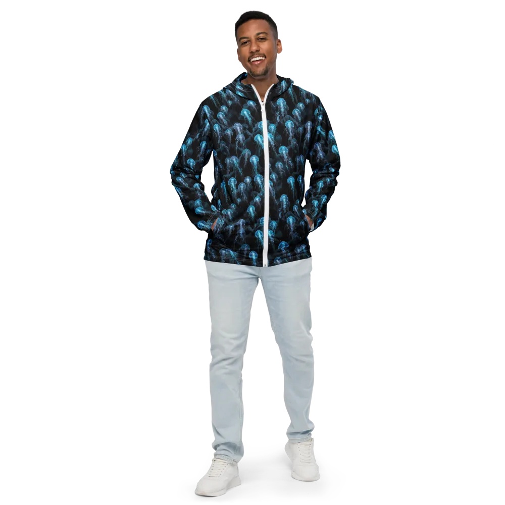 Azure Abyss on Men's Windbreaker — Front
