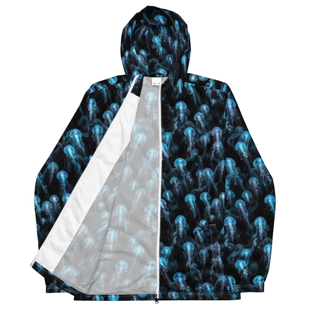Azure Abyss on Men's Windbreaker — Front