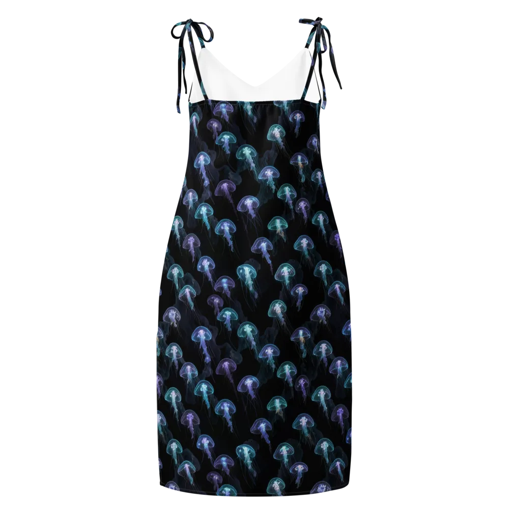 Abyssal Glow on Slip Dress — Back