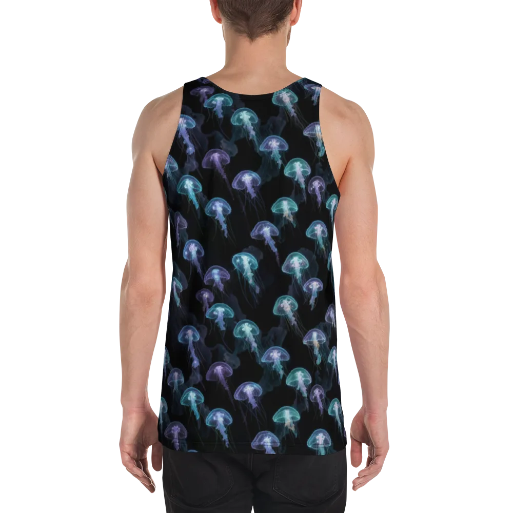 Abyssal Glow on Men's Tank Top — Back