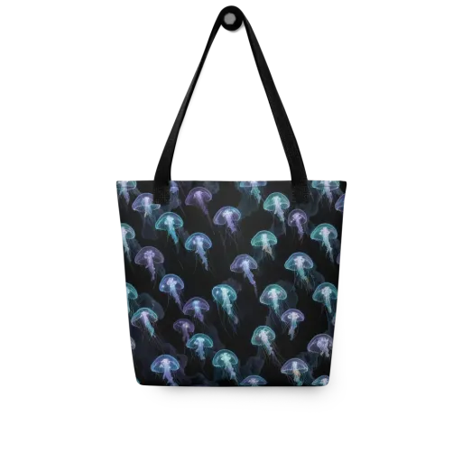 Abyssal Glow on a Tote Bag