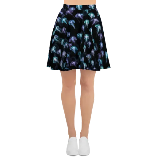 Abyssal Glow on a Skater Skirt