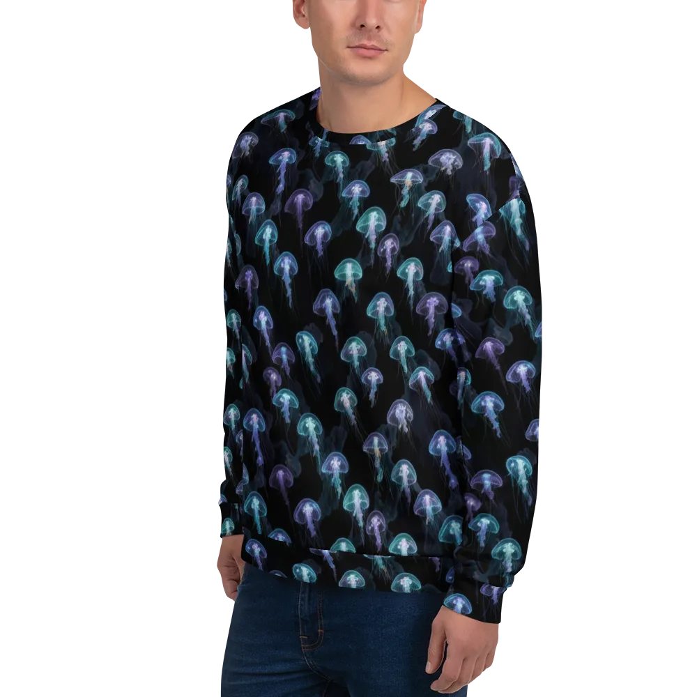 Abyssal Glow on Sweatshirt — Left Front