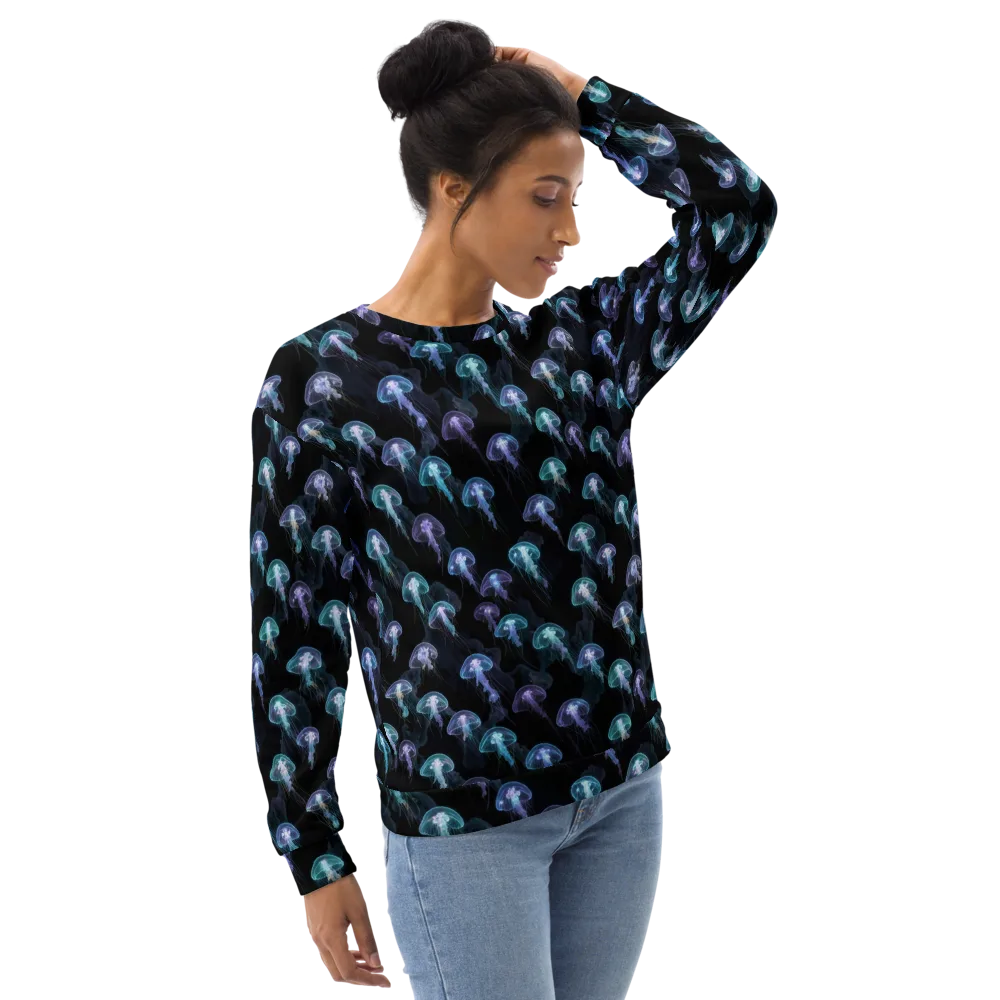 Abyssal Glow on Sweatshirt — Right Front