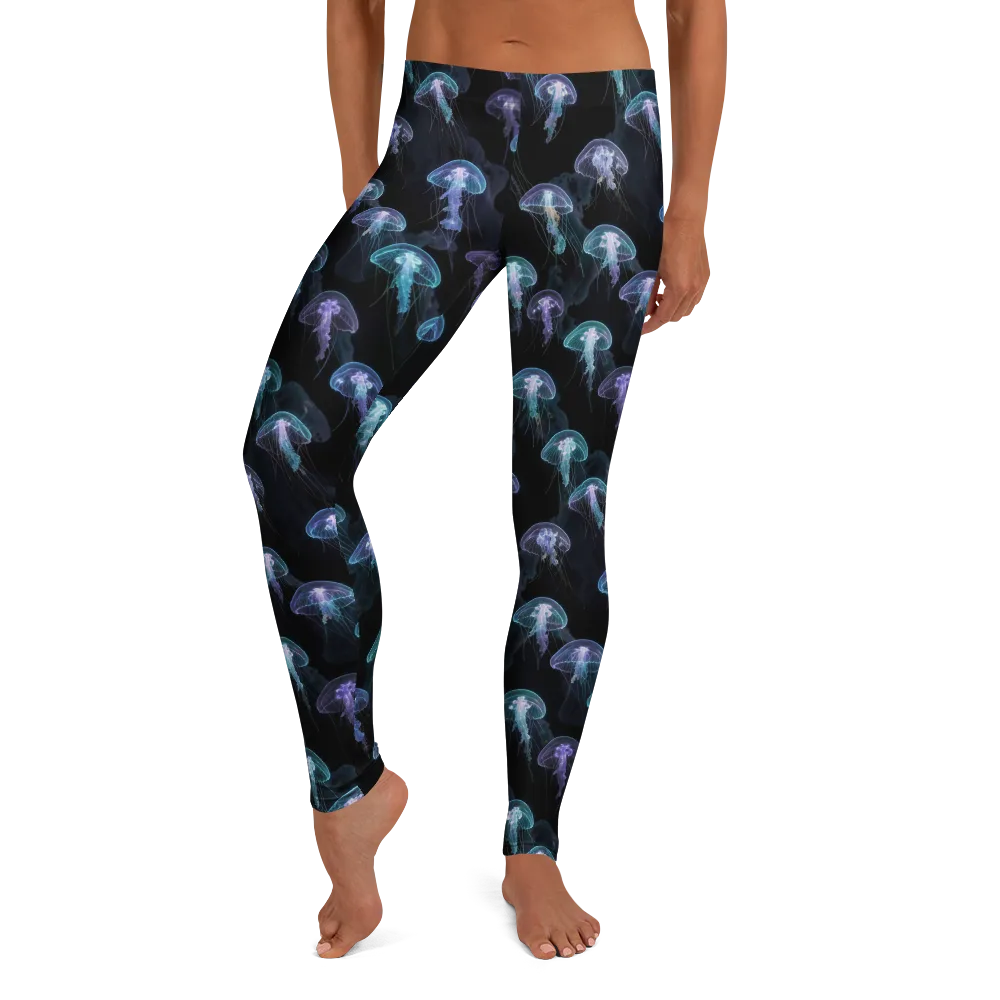 Abyssal Glow on Leggings — Front