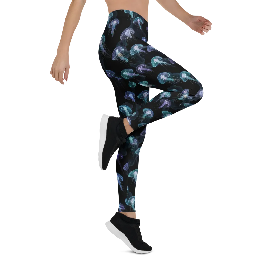 Abyssal Glow on Leggings — Right