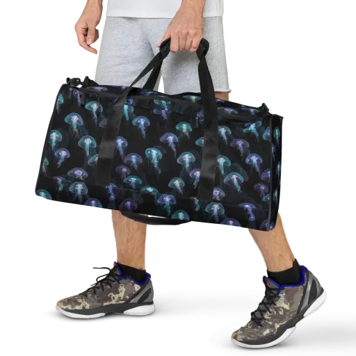 Abyssal Glow on a Duffle Bag