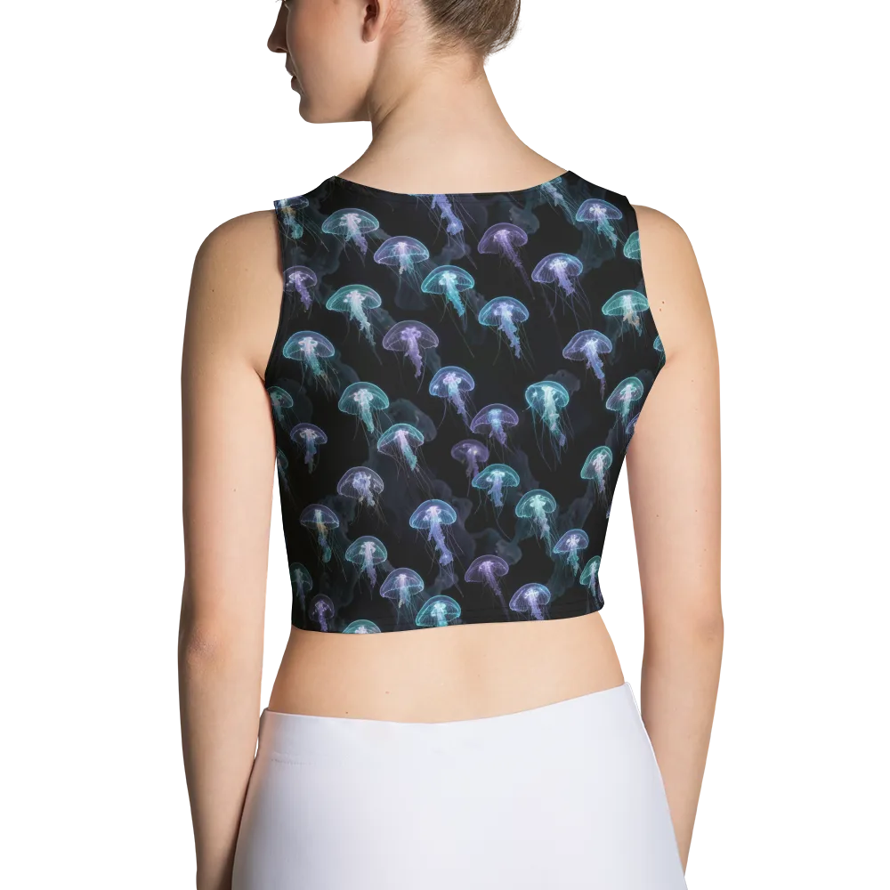 Abyssal Glow on Crop Top — Back