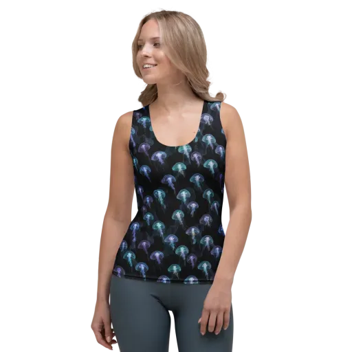 Abyssal Glow on a Women's Tank Top