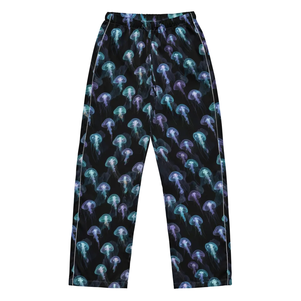 Abyssal Glow on Women's Pajama Pants — Front