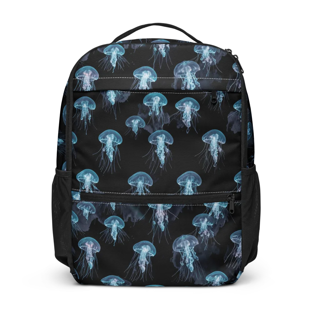 Moonlit Jellyfish on Utility Backpack — Front
