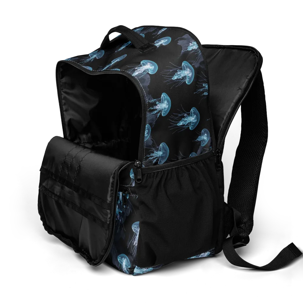 Moonlit Jellyfish on Utility Backpack — Product details 2