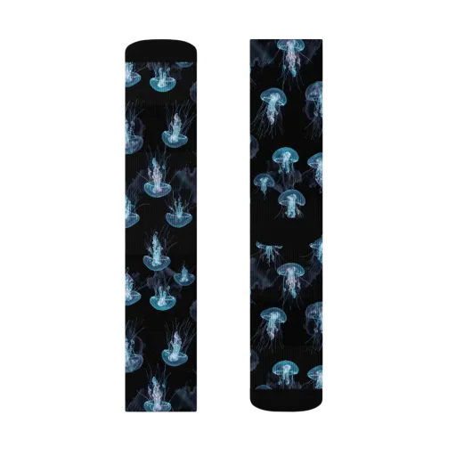 Moonlit Jellyfish on a Socks