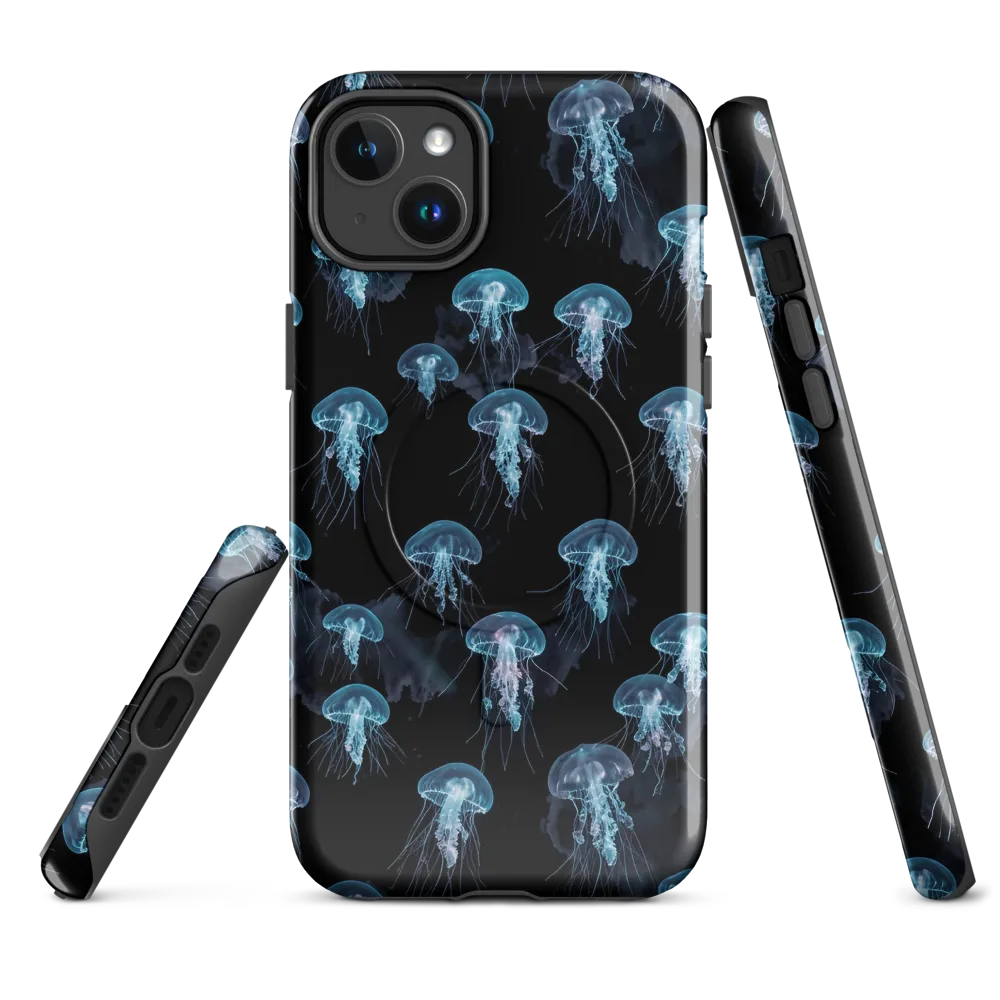 Moonlit Jellyfish on MagSafe Tough Case for iPhone® — Front