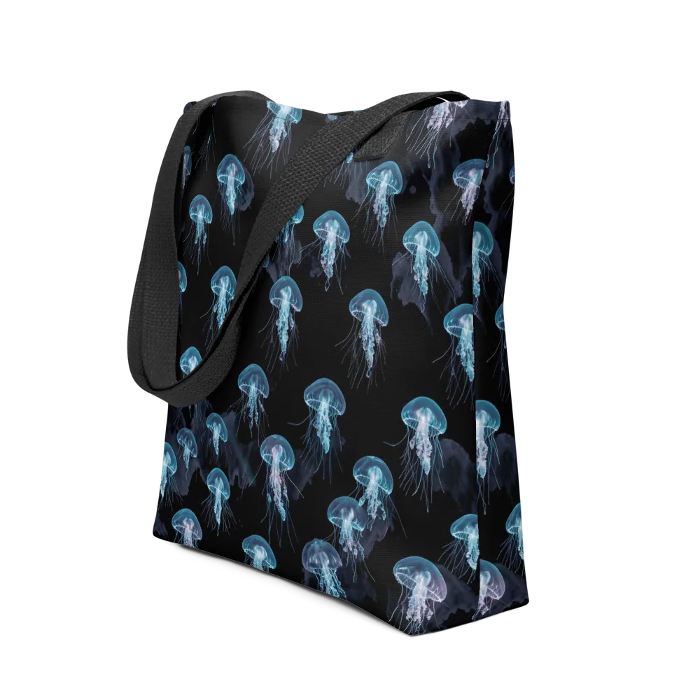 Moonlit Jellyfish on Tote Bag — Front