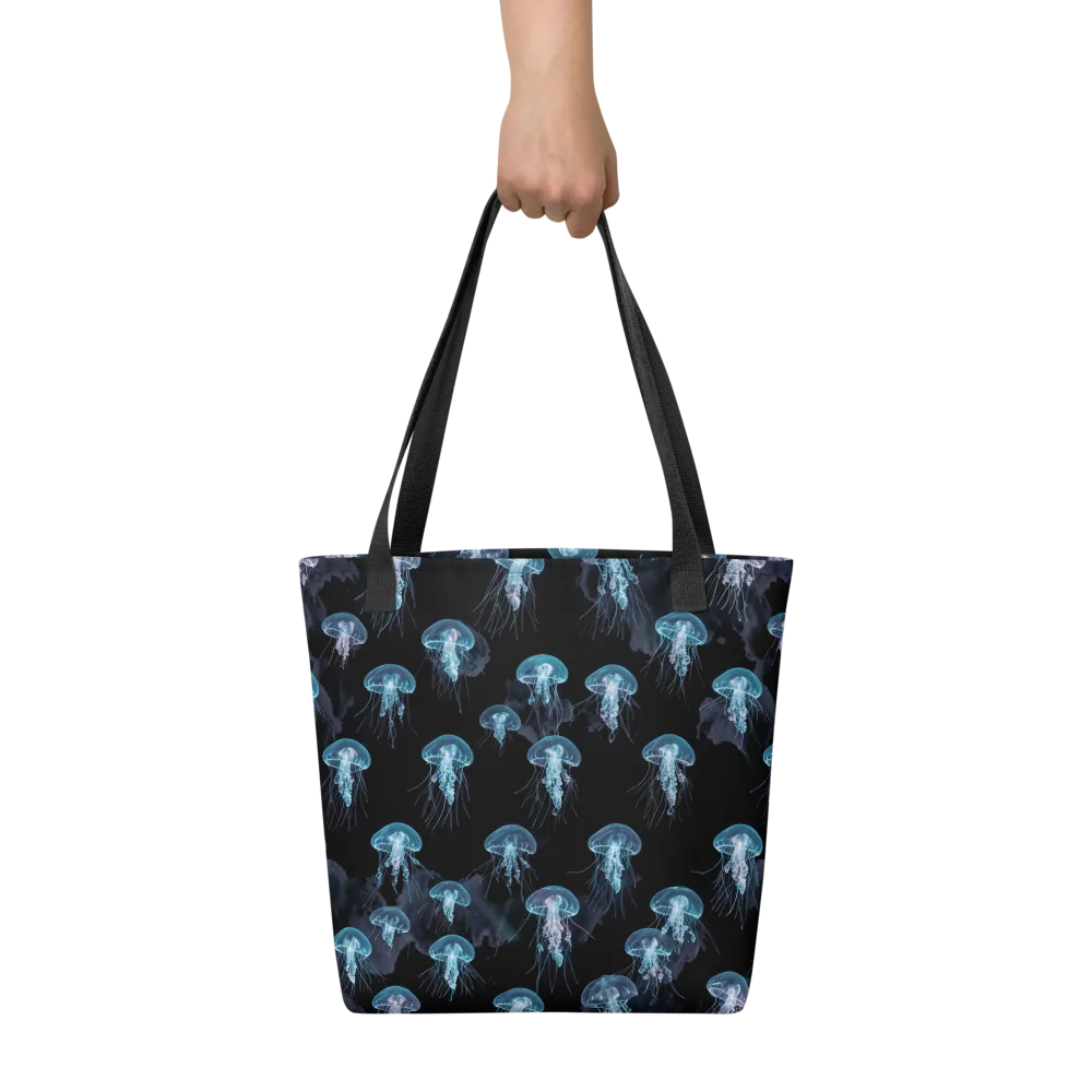 Moonlit Jellyfish on Tote Bag — Front