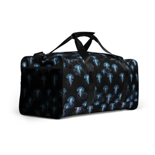 Moonlit Jellyfish on a Duffle Bag