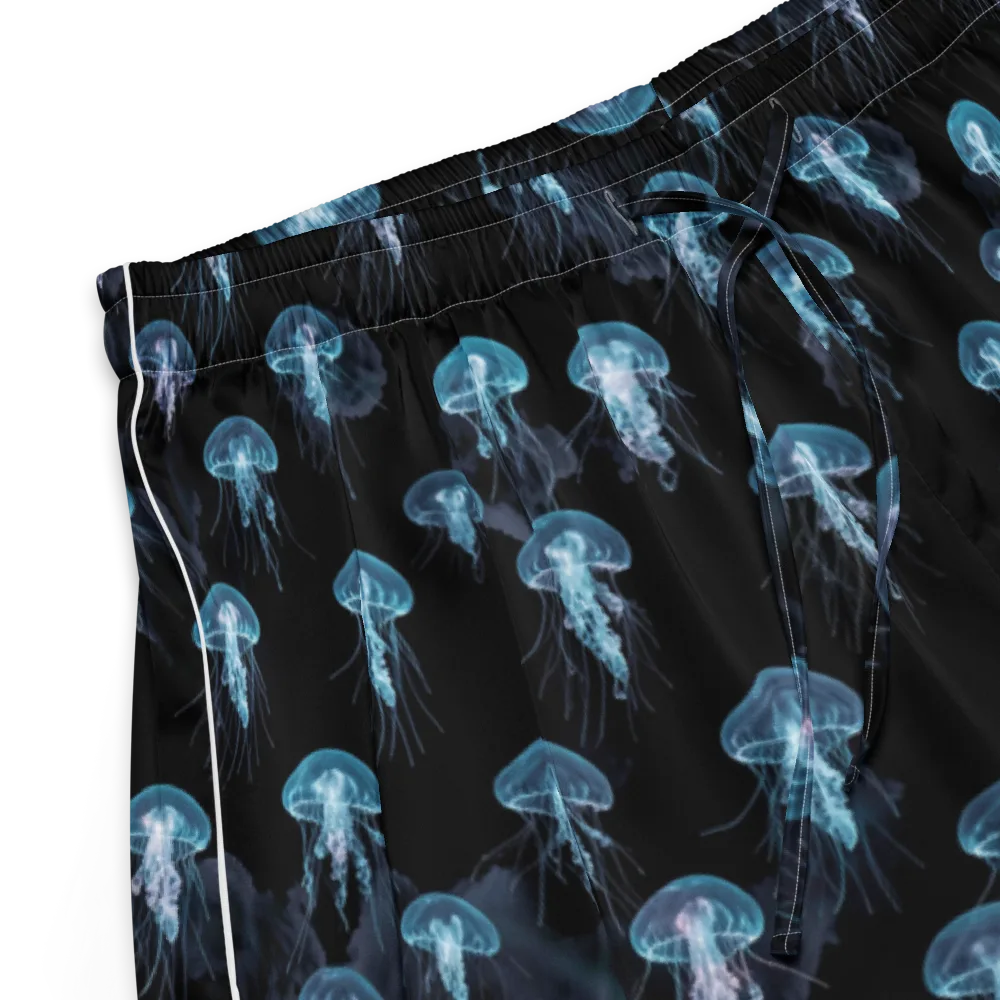 Moonlit Jellyfish on Women's Pajama Shorts — Product details