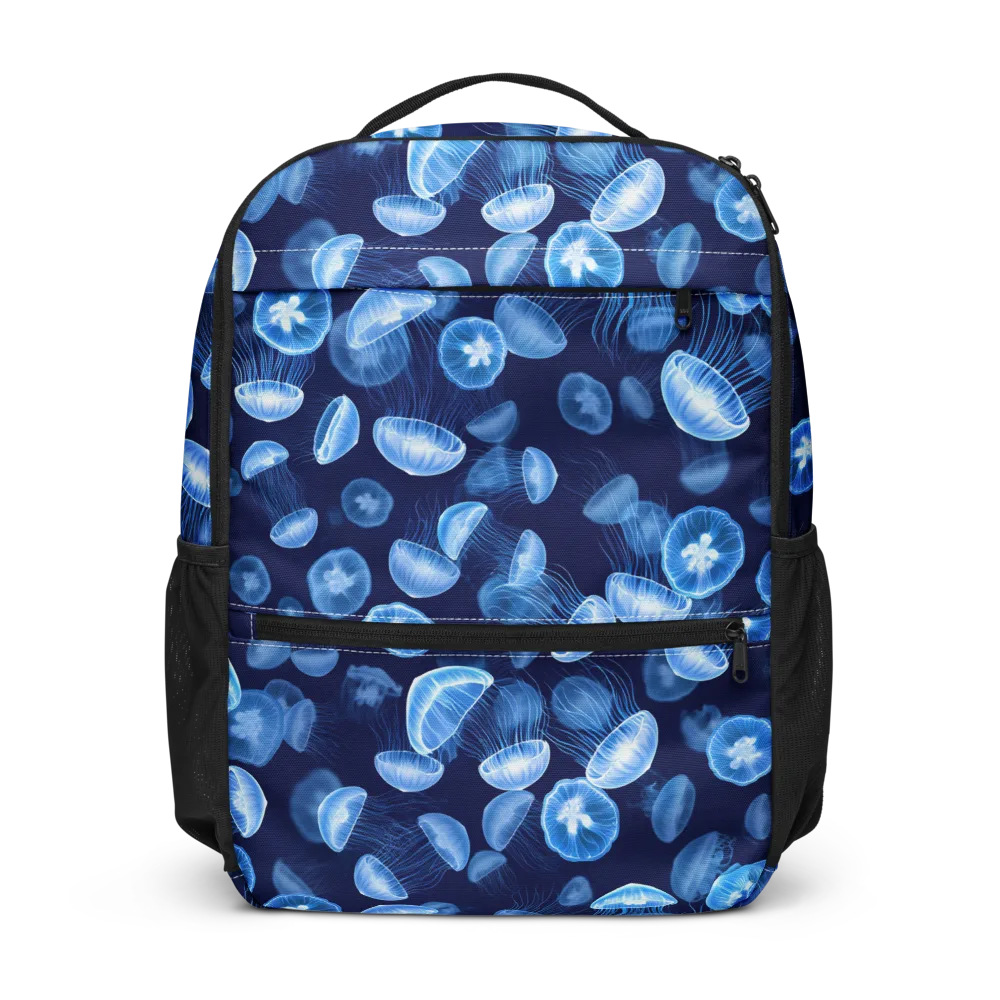 Moonlit Medusae on Utility Backpack — Front