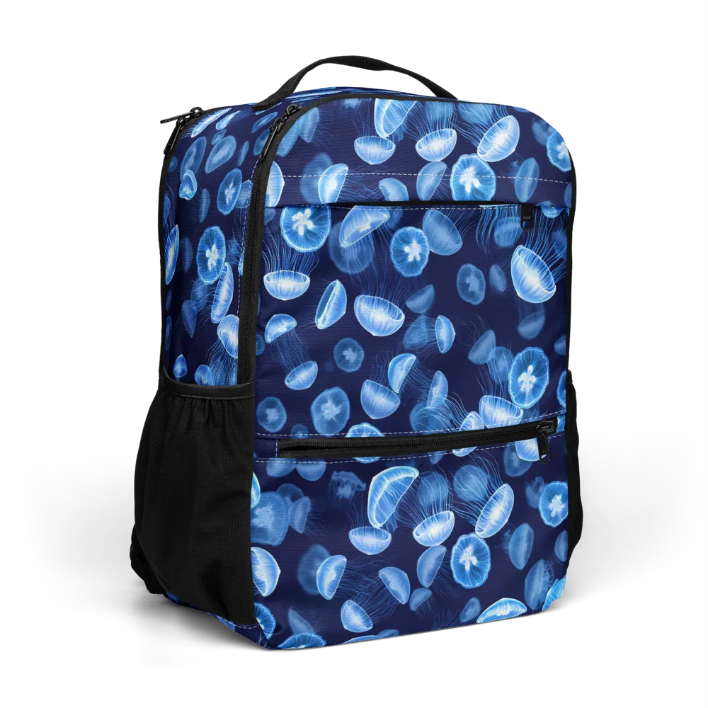 Moonlit Medusae on Utility Backpack — Right Front