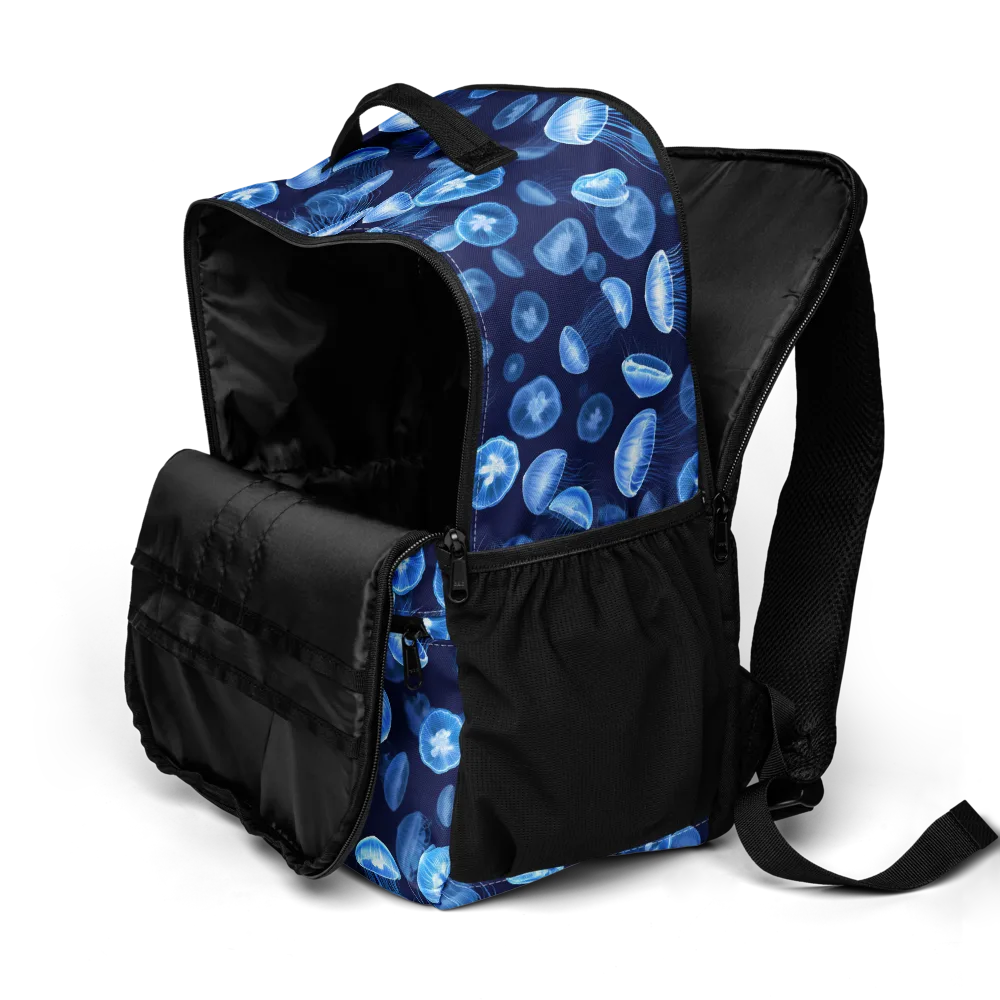 Moonlit Medusae on Utility Backpack — Product details 2