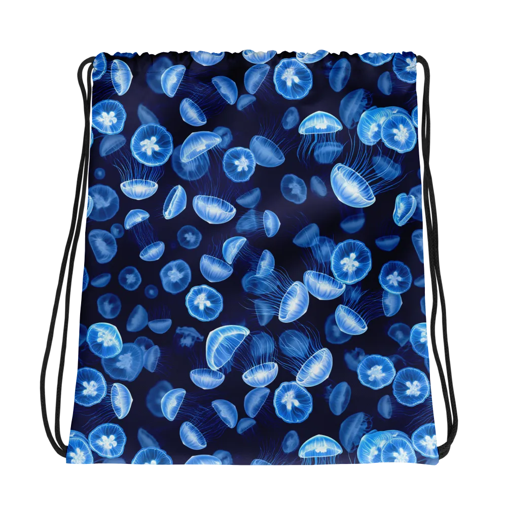 Moonlit Medusae on Drawstring Bag — Photo