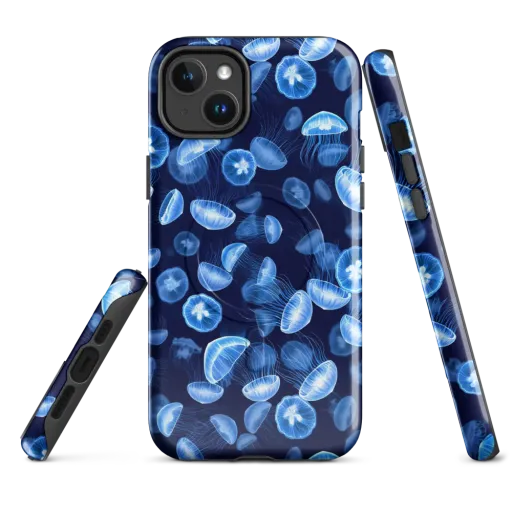 Moonlit Medusae on a MagSafe Tough Case for iPhone®