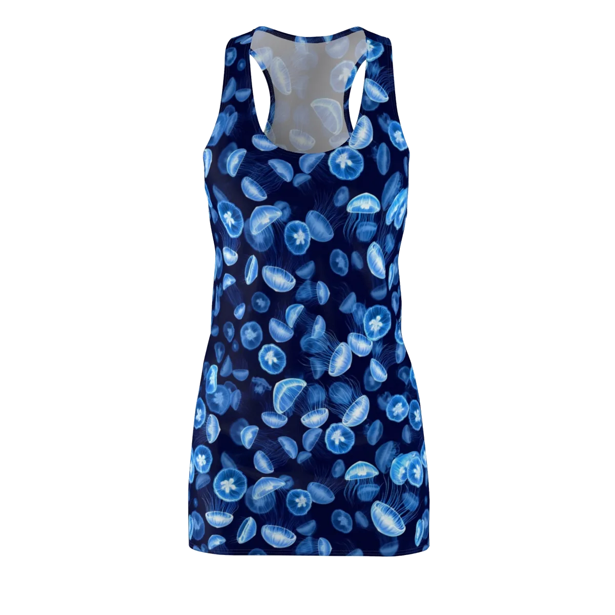 Moonlit Medusae on Racerback Dress — Front