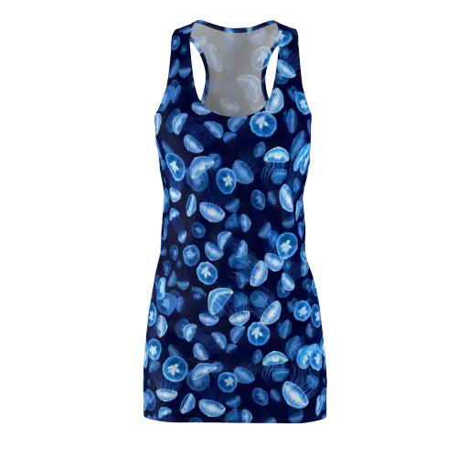 Moonlit Medusae on a Racerback Dress