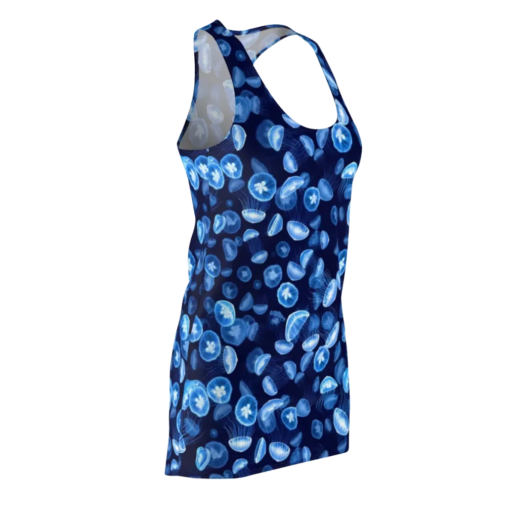 Moonlit Medusae on Racerback Dress — Front Side