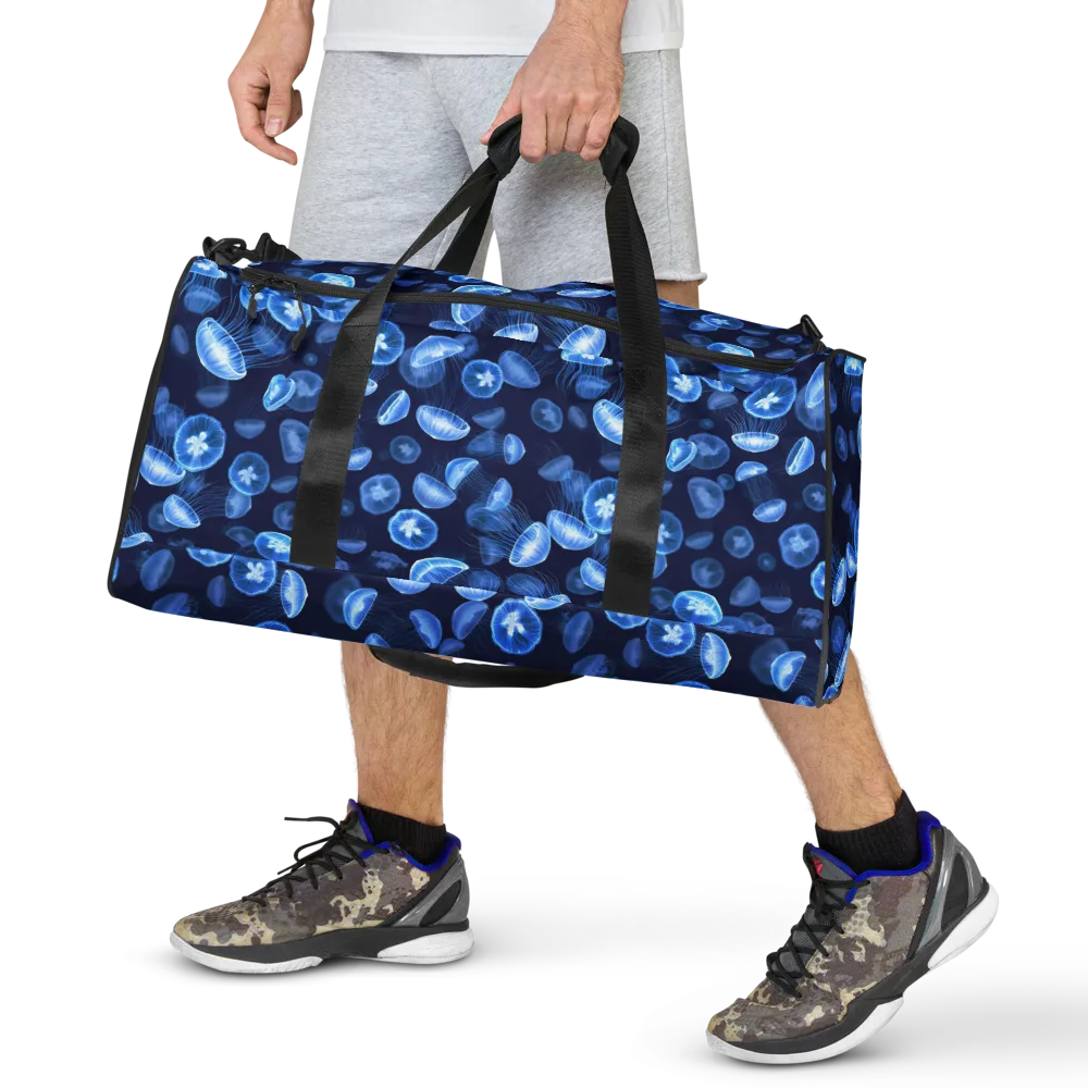 Moonlit Medusae on Duffle Bag — Front