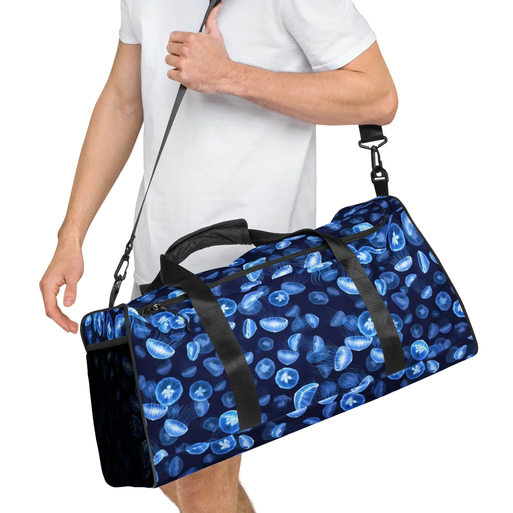 Moonlit Medusae on Duffle Bag — Right Front