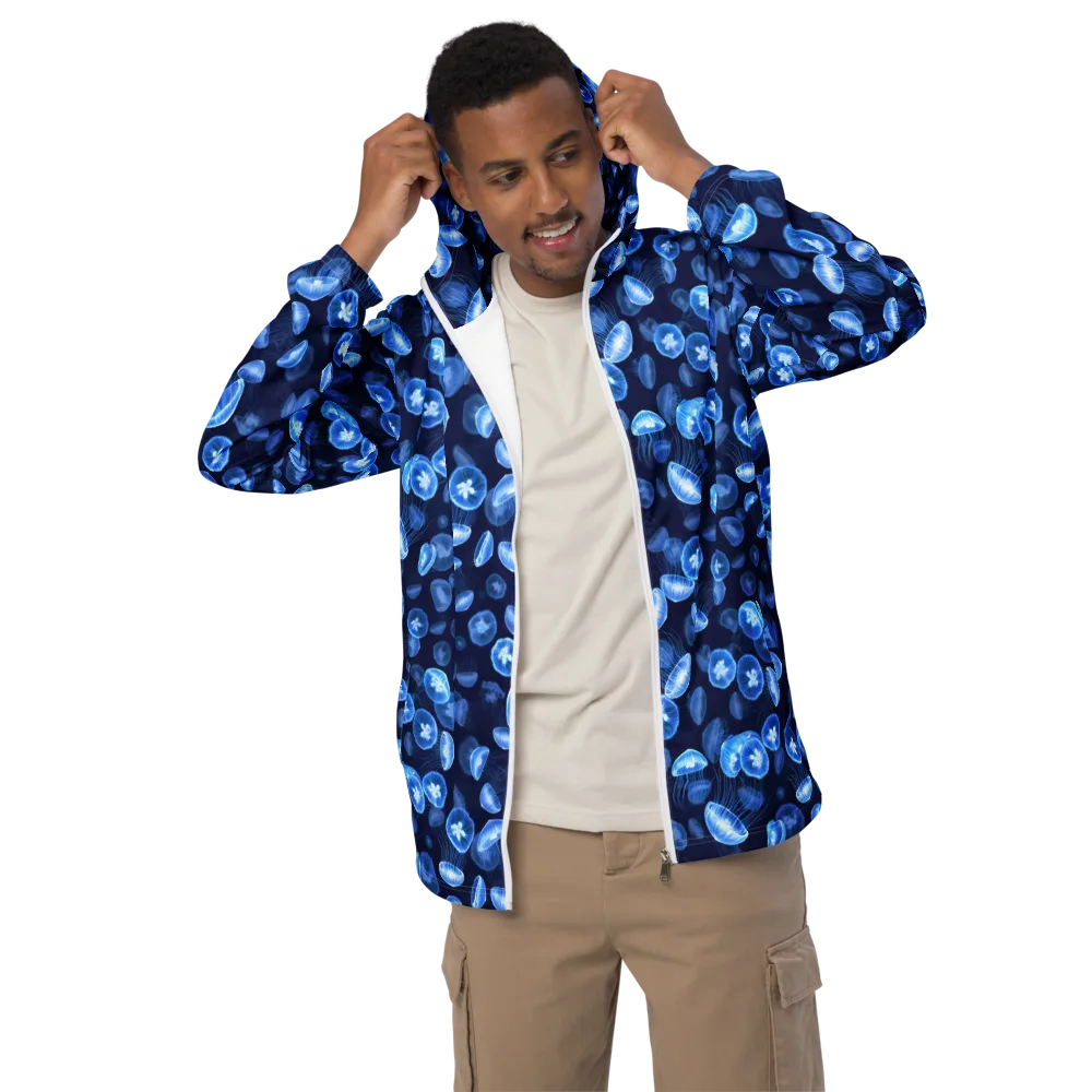 Moonlit Medusae on Men's Windbreaker — Front