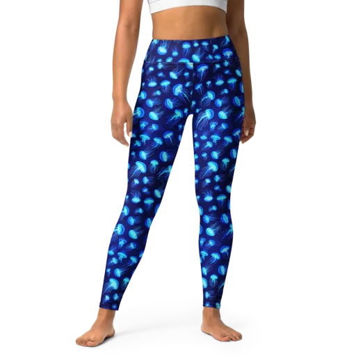 Electric Drift on a Yoga Leggings