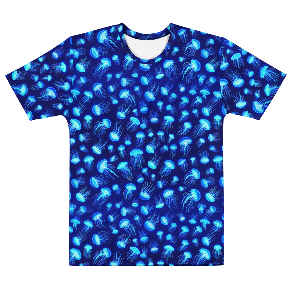 Electric Drift on Men's Cotton Crew Neck T-Shirt — Front