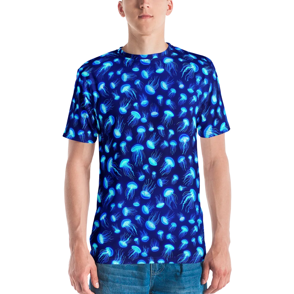 Electric Drift on Men's Crew Neck T-Shirt — Front