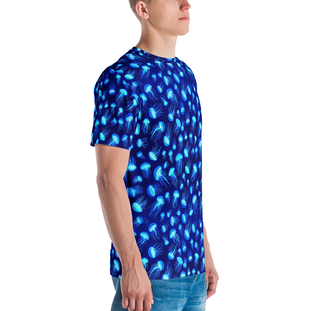 Electric Drift on Men's Crew Neck T-Shirt — Right