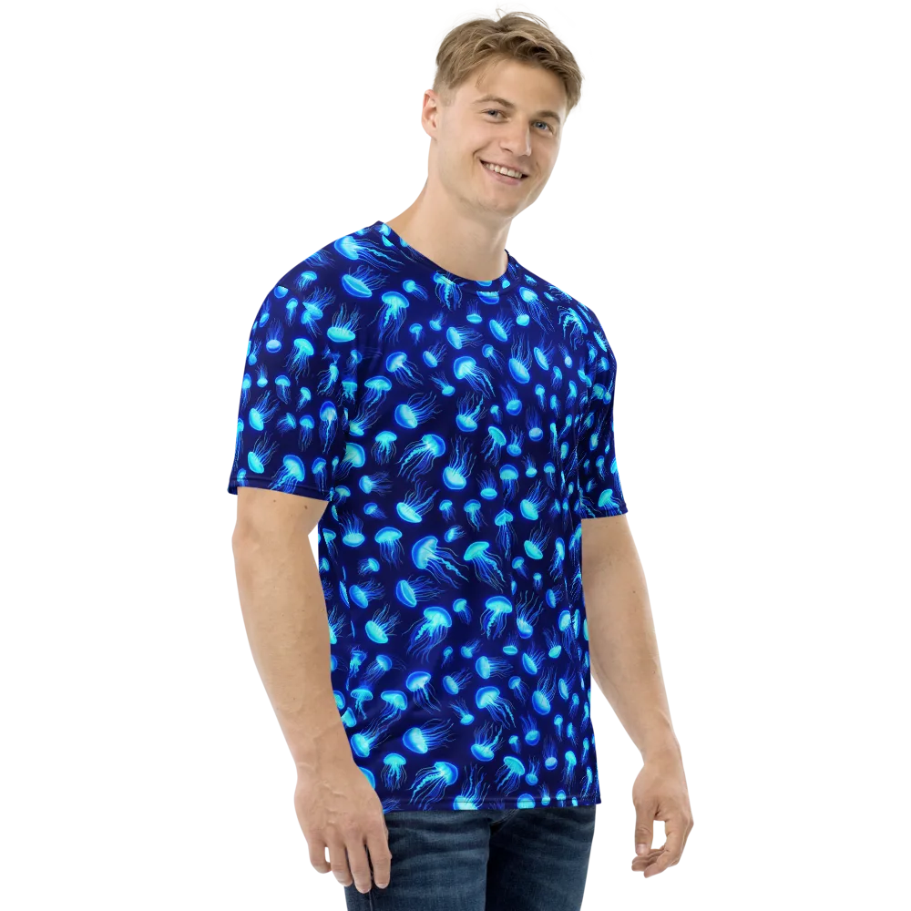 Electric Drift on Men's Crew Neck T-Shirt — Right