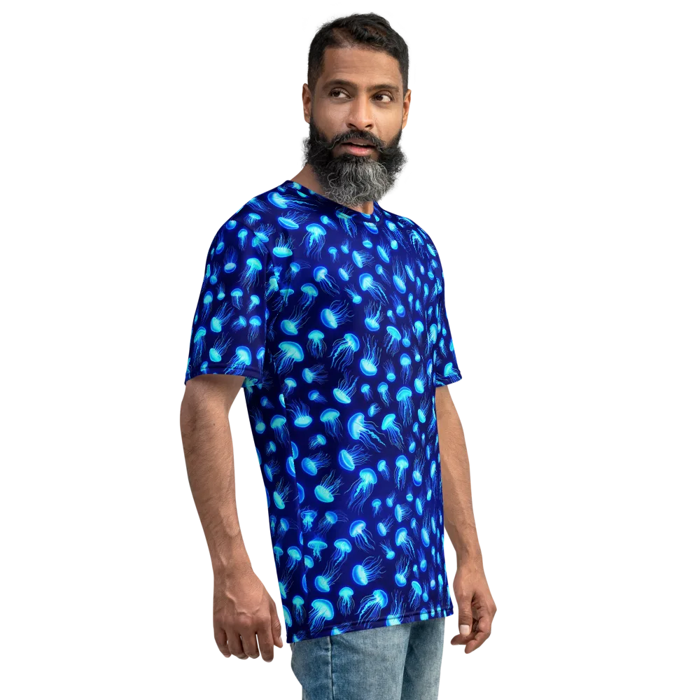 Electric Drift on Men's Crew Neck T-Shirt — Right