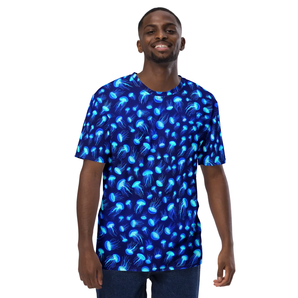 Electric Drift on Men's Crew Neck T-Shirt — Front