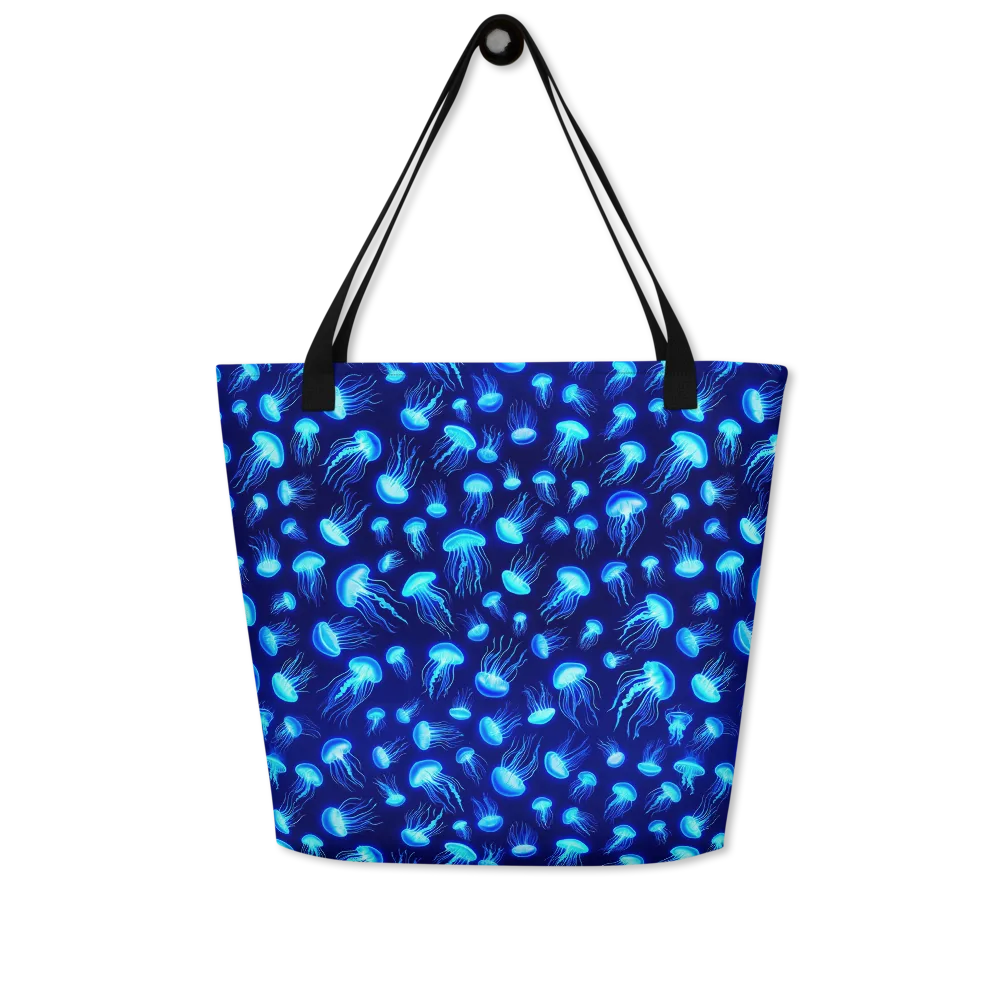 Electric Drift on Large Tote Bag W/ Pocket — Front