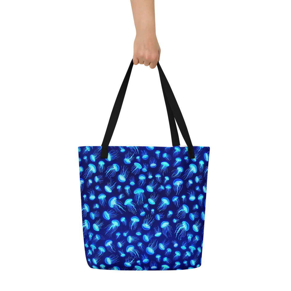Electric Drift on Large Tote Bag W/ Pocket — Front