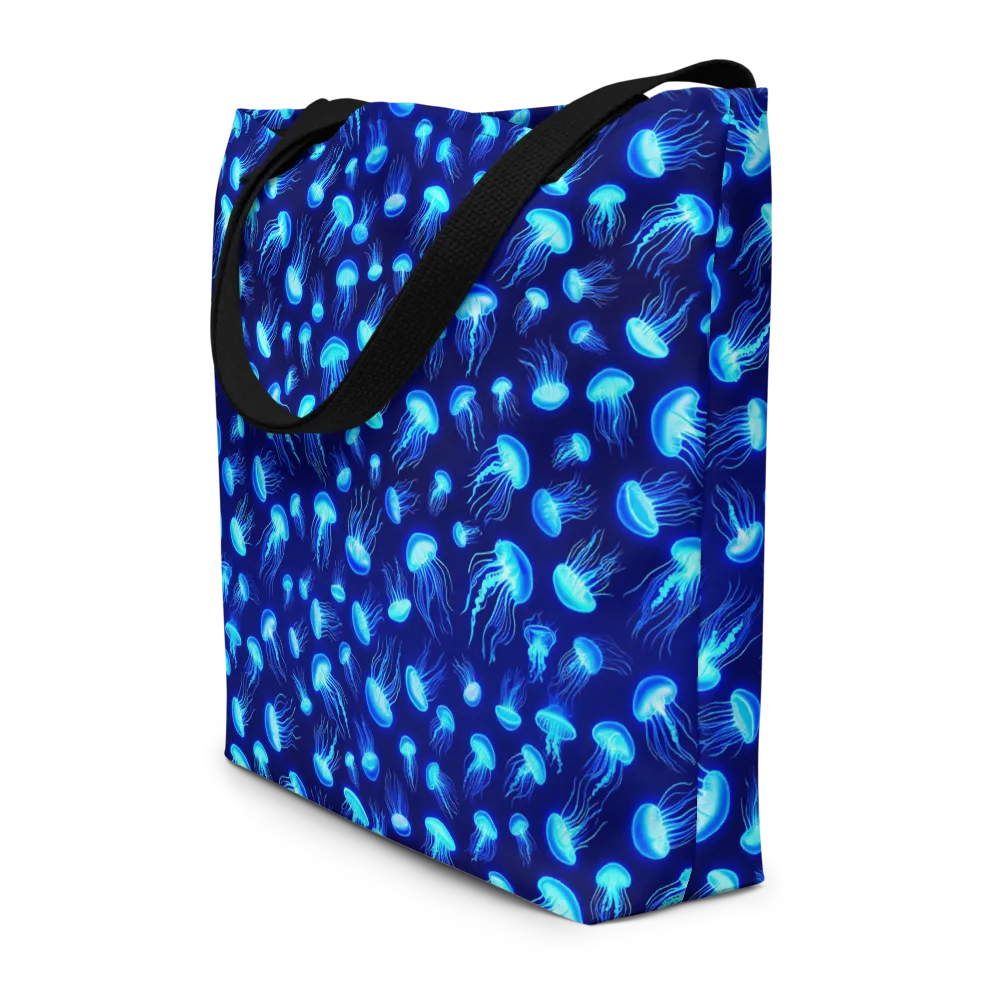 Electric Drift on Large Tote Bag W/ Pocket — Front