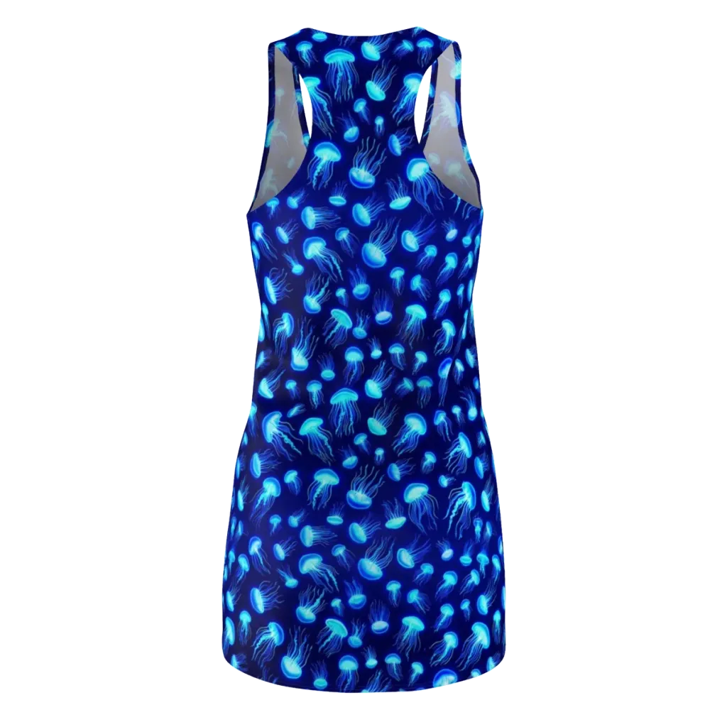 Electric Drift on Racerback Dress — Back