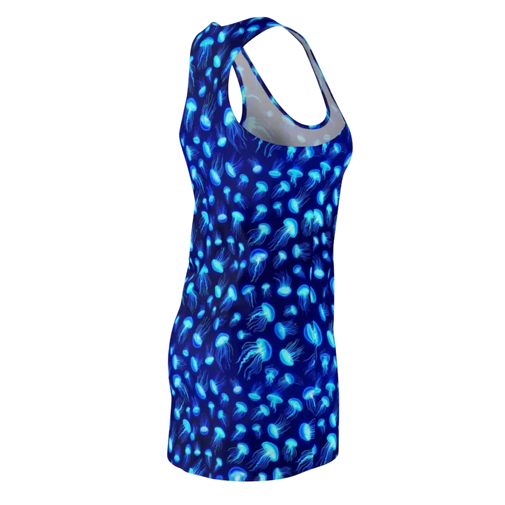 Electric Drift on Racerback Dress — Back Side