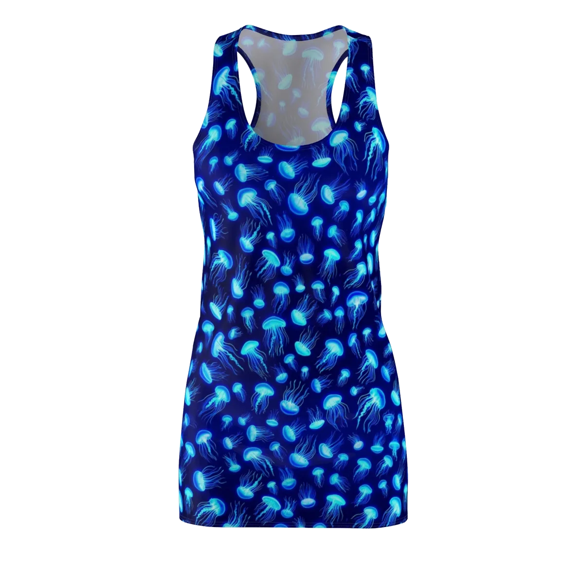 Electric Drift on Racerback Dress — Front